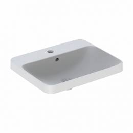 Praustuvas įleidžiamas VariForm 55 cm, stačiakampis, baltas