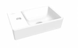 Praustuvas Villeroy&Boch Avento 360x220x110mm, su skyle maišytuvui dešinėje, white alpin spalva