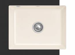 Plautuvė Villeroy&Boch Subway 60SU, 545x440mm, montuojama iš apačios, matinė kreminė