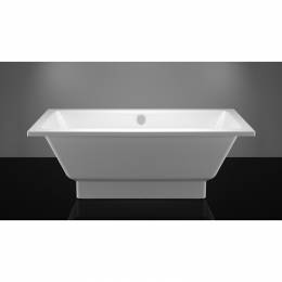Akmens masės vonia Vispool Nordica, 1600x750 mm su paslėptomis kojomis, balta