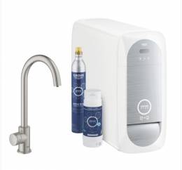 Plautuvės maišytuvas Grohe Blue Home Mono , nerūdijantis plienas
