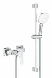 Dušo maišytuvas Grohe Cubeo su dušo stovu, chromas
