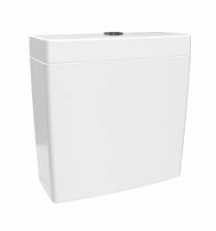 WC bakelis Villeroy&Boch Subway, vand. pajung. iš šonų, arba apačios, 3/4,5 l, 383x165x389mm,white alpin spalva