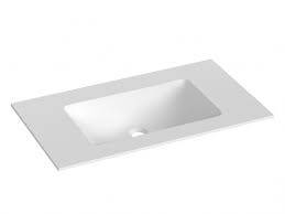 Duratek® masės praustuvas ORION KAME, 80x46,5 cm, AM805465, baltas matinis, be skylės maišytuvui