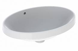 Praustuvas įleidžiamas VariForm 55 cm, ovalus, baltas