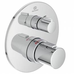 Ideal Standard Ceratherm T100 potinkinis termostatinis maišytuvas dušui ir voniai, išorinė dalis, chromas