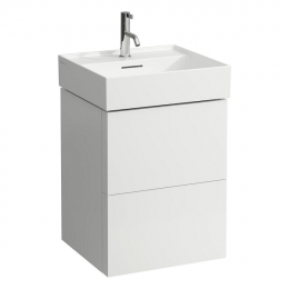 Kartell by Laufen spintelė, su dviem stalčiais, balta
