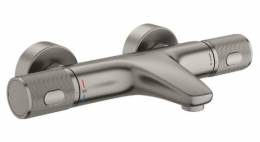 Termostatinis vonios/dušo maišytuvas Grohtherm 1000 Performance, supersteel infinity finish spalva