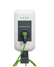 EV krovimo stotelė Keba P30 Green Edition 11 kW  6 m. kabelis