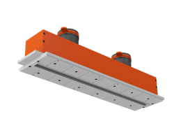 Prigl. difuzorius LINEO-600 VERTICAL 75mmx2vnt 1 plyšysx600mmx20mm su sklende