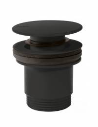 Dugno vožtuvas Tres Click-Clack, Ø63 mm, juodas matinis