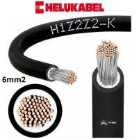 Solar kabelis MG WIRES EN 50618 6,00 mm2 Q H1Z2Z2-K 100 metrų juodas