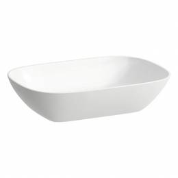 Laufen praustuvas-dubuo INO 50x35 cm, Saphir Keramik, be perlajos ir skylės maišytuvui, baltas