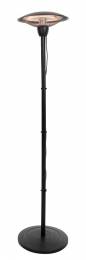 Sunred infraraudonųjų spindulių šildytuvas Barcelona Bright, pastatomas, juodas, 1500 W