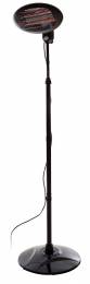Sunred pastatomas infraraudonųjų spindulių šildytuvas Elektra Quartz, juodas, 2000 W