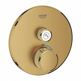 Virštinkinė dušo maišytuvo dalis Grohtherm Smartcontrol, 1 padėtis, brushed cool sunrise