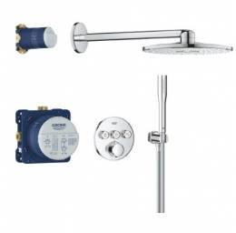 Potinkinė dušo sistema su potinkine dalimi GROHE Precision SmartControl su Vitalio SmartActive 310, chromo spalva