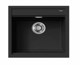 Granitinė plautuvė ELLECI BEST 104 510x510 juoda K86 J016172
