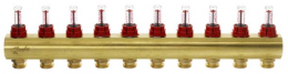 Grindinis kolektorius FHF-10F, su sr. mat., MANIFOLD 10+10