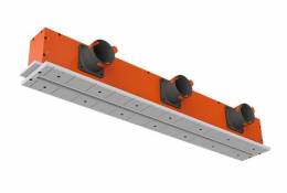 Prigl. difuzorius LINEO-1000  PROFILE 75mmx3 /1 plyšysx1000mmx15mm ) su  sklende