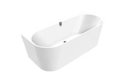 Akrilinė vonia Villeroy&Boch Oberon 2.0 Duo 1800x800, komplekte kojos, sifonas ir vonios uždengimas, balta spalva