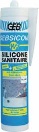 Sanitarinis silikonas "GEBSICONE W2 BLANC" 310ml. (baltas) (892200)