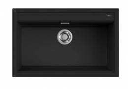 Granitinė plautuvė ELLECI  BEST 130 79x51 juoda K86 J016163