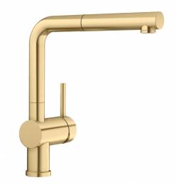 Maišytuvas plautuvei Blanco Linus-S , satin gold spalva