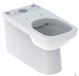 Selnova Square Rimfree WC pastatomas unitazas, pilno uždarymo BTW, 680x350 mm, baltas
