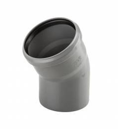 Kanalizacijos alkūnė PP 40/30°, pilkas (3018727)