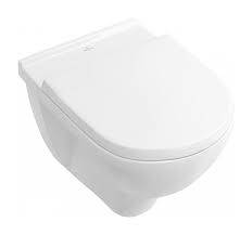 Pakabinamas WC puodas Villeroy&Boch O.Novo DirectFlush su softclose dangčiu (9M38S101),360x560mm,white alpin spalva