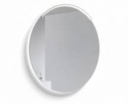 Apvalus veidrodis su apšvietimu 4000K be sensorinio jungiklio su aliuminio šviestuvu, 100 cm, Moon