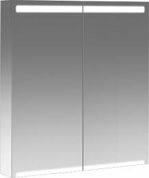 IFO Option veidrodinė spintelė 60, 70x60x15 cm su LED apšvietimu, 2 stiklinėm lentynėlėm, rozete