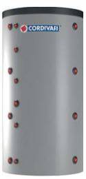 Akumuliacinė talpa PUFFER VB 300 L, su kieta izoliacija