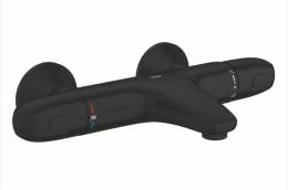Termostatinis vonios maišytuvas Grohtherm 1000, 1/2, black - matt black, juoda matinė spalva
