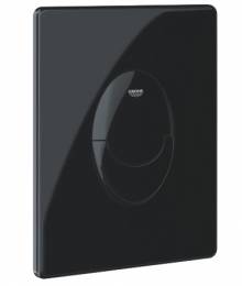 Vandens nuleidimo mygtukas, WC klavišas, Skate Air, black - glossy black (blizgi)
