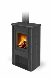 Plieninė krosnelė Romotop Siena N02,  keramikos apdaila (sp. 49400)