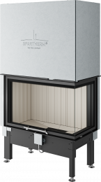 Plieninis židinio ugniakuras Spartherm Varia 2R-80h-4S, su dešinės pusės stiklu