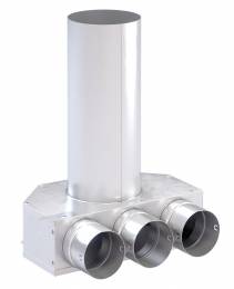 Metalinis registras 3x75x125 su 330mm atvamzdžiu