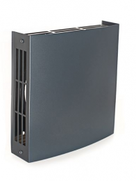 Lauko padavimo/ištraukimo grotelės-stogelis d125 pilkos sp. ST125P