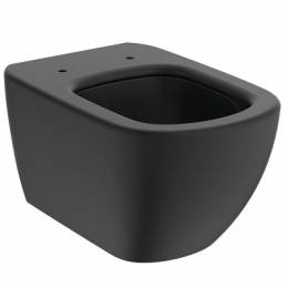 Ideal Standard TESI pakabinamas unitazas Aquablade su paslėptais tvirtinimais, 4,5/3 L, matinis juodas
