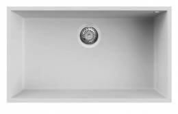 Granitinė plautuvė ELLECI  QUADRA  130 79x50 balta 68 J016171