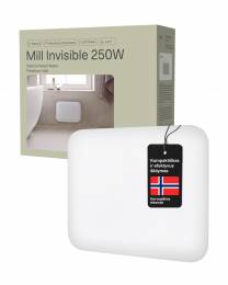 Plieninis panelinis šildytuvas 700W, baltas