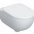 Geberit Selnova rinkinys pakabinamas WC puodas Premium,rimfree, su dangčiu soft close, balta spalva