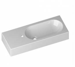 Praustuvas OVO 101x45x11 cm, dubuo deš.p., (995-DX), baltas