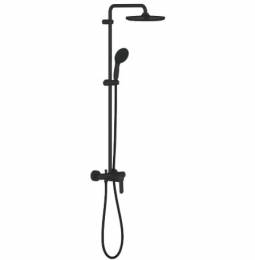 GROHE Tempesta System 250 dušo sistema su vienos svirties maišytuvu, matinė juoda spalva